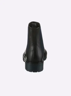 Stiefeletten|Stiefel|heine Stiefelette schwarz-blau