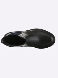 Stiefeletten|Stiefel|heine Stiefelette schwarz-blau