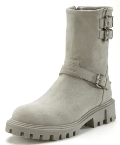 Stiefeletten|Stiefel|Elbsand Stiefelette hellgrau