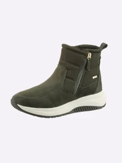 Stiefeletten|Stiefel|Caprice Stiefelette khaki