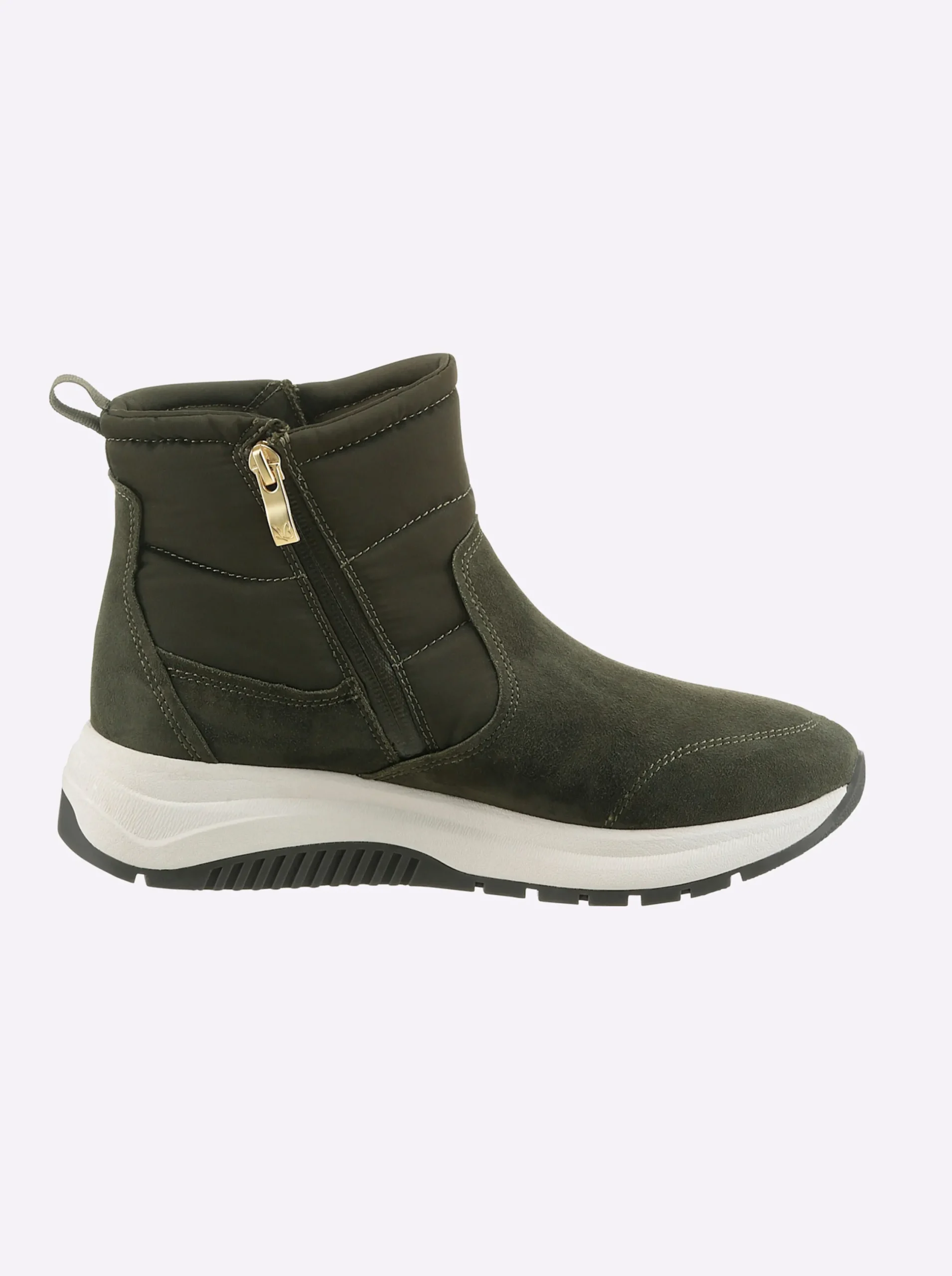 Stiefeletten|Stiefel|Caprice Stiefelette khaki