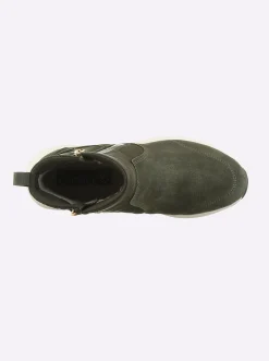 Stiefeletten|Stiefel|Caprice Stiefelette khaki