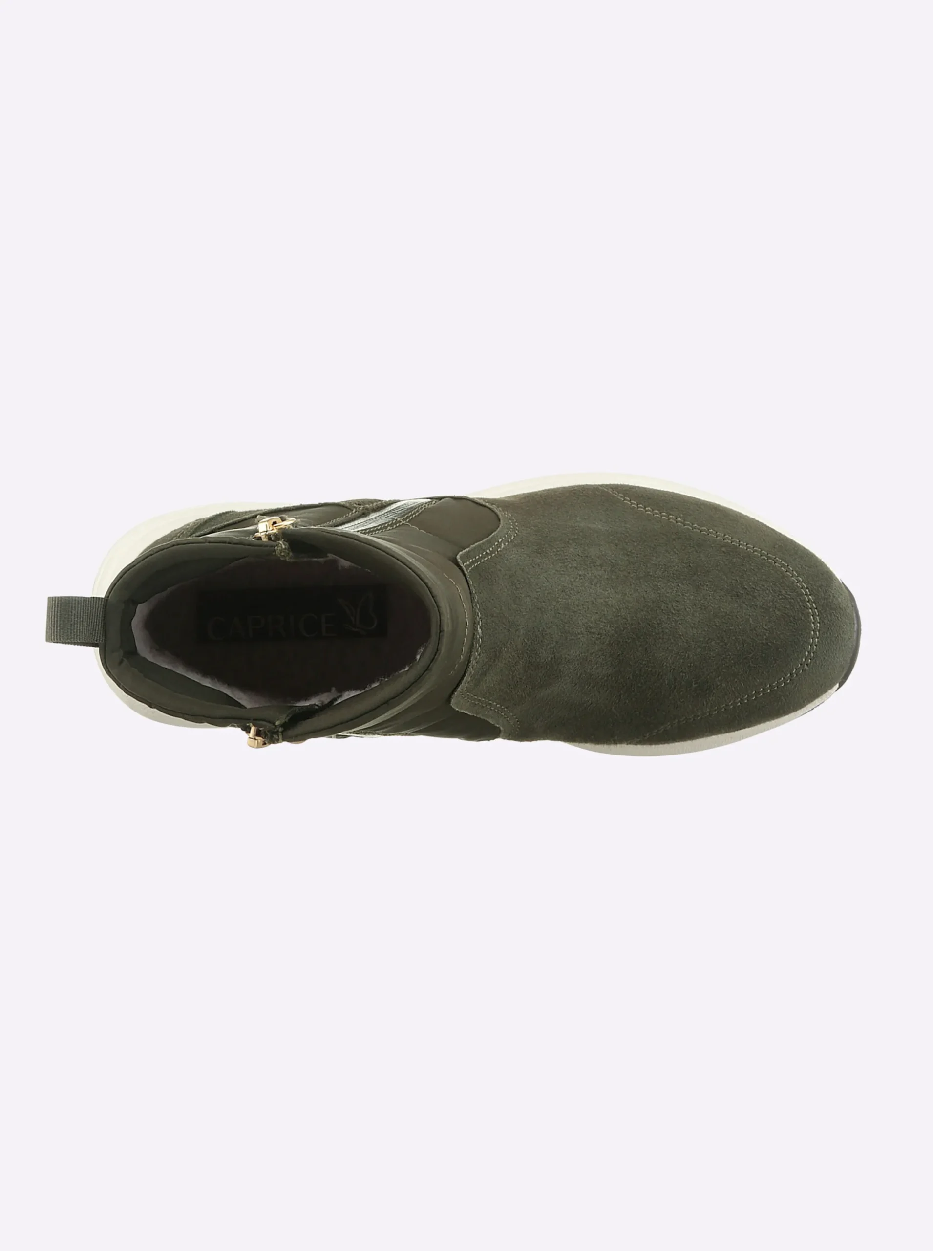 Stiefeletten|Stiefel|Caprice Stiefelette khaki