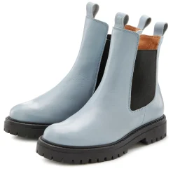 Stiefeletten|Stiefel|Elbsand Stiefelette hellblau