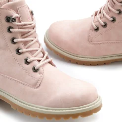 Stiefeletten|Stiefel|LASCANA Stiefelette rosé
