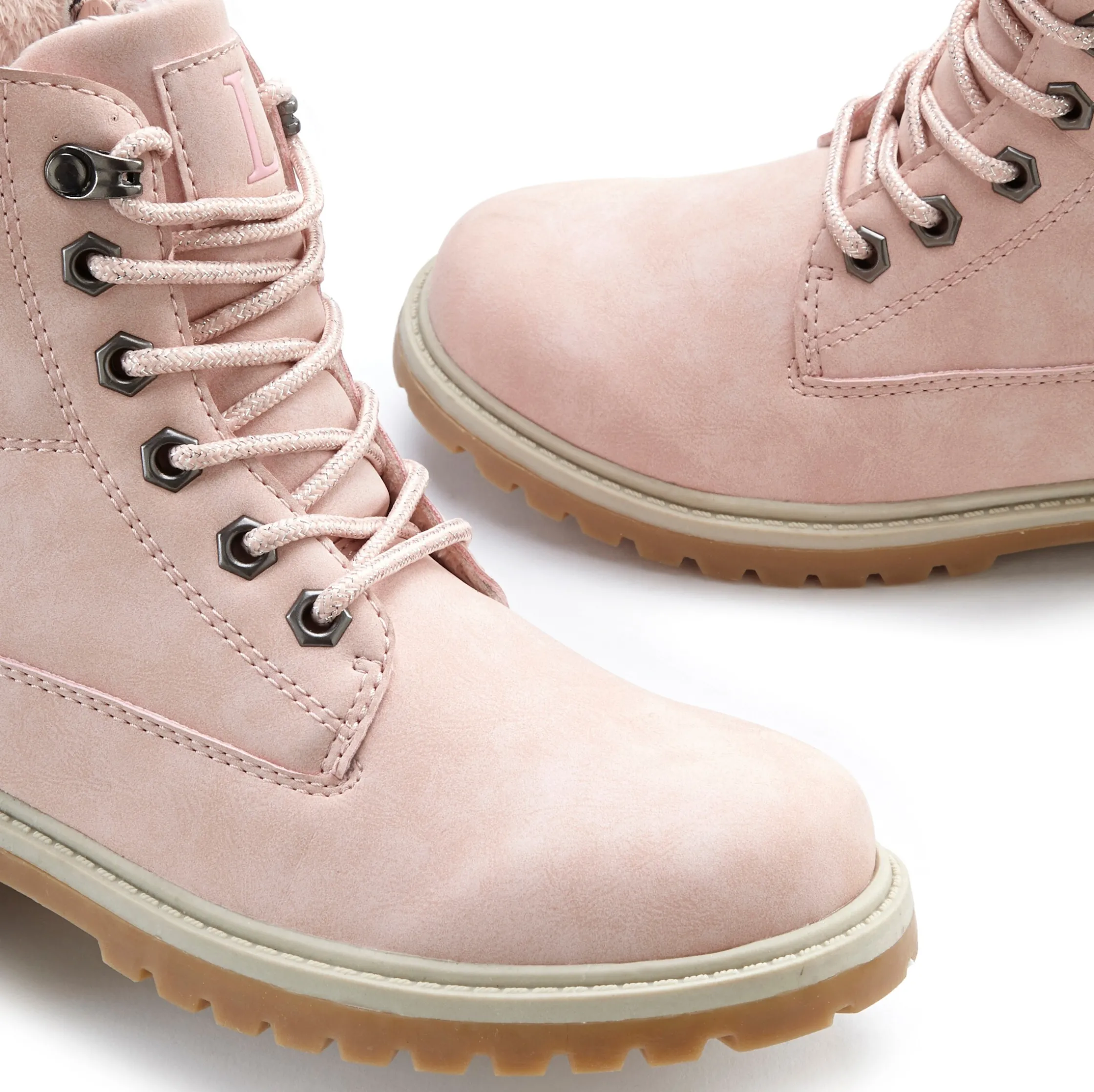 Stiefeletten|Stiefel|LASCANA Stiefelette rosé