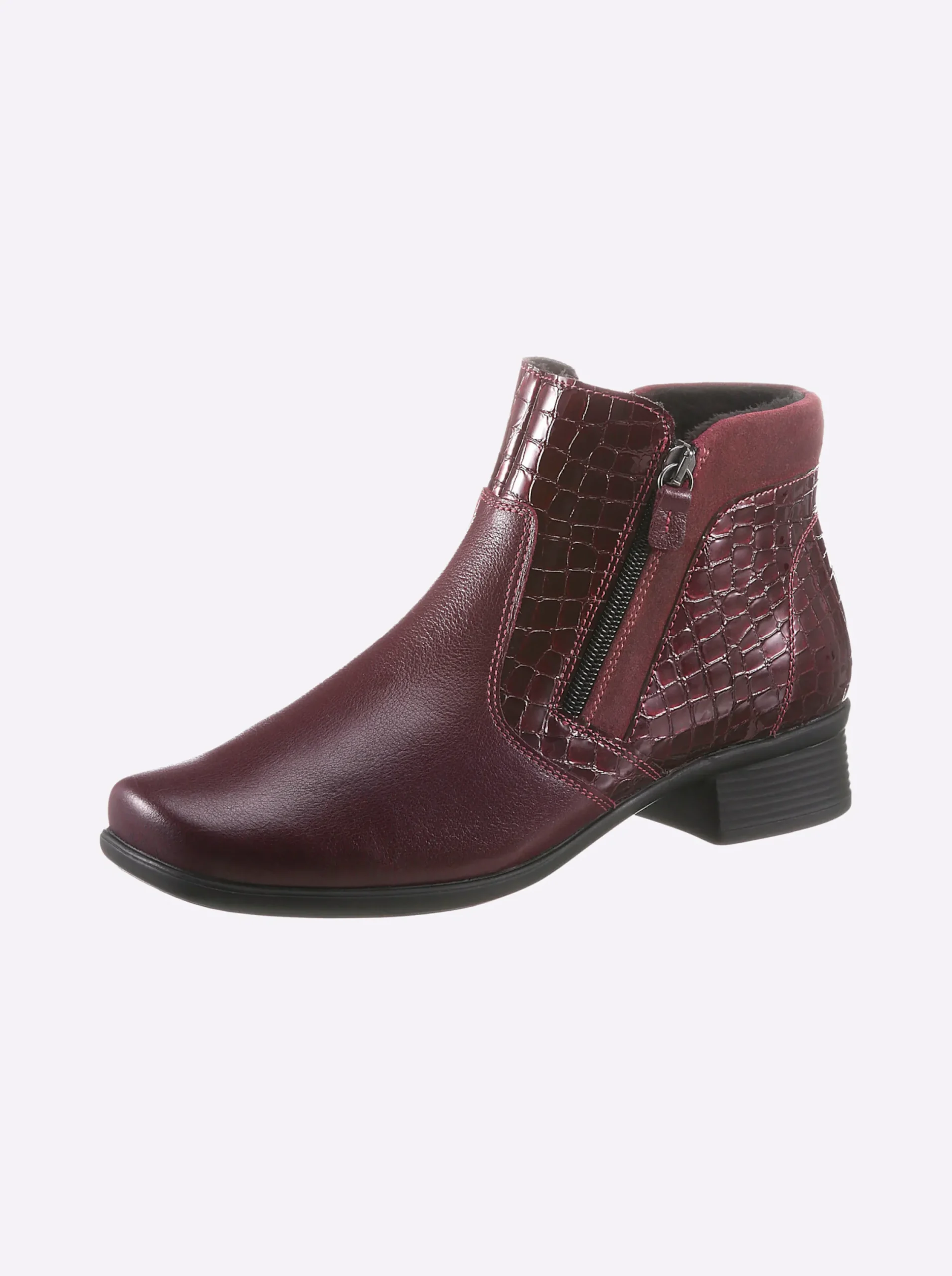 Stiefeletten|Stiefel|airsoft comfort+ Stiefelette bordeaux