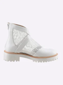Stiefeletten|Stiefel|heine Stiefelette weiß