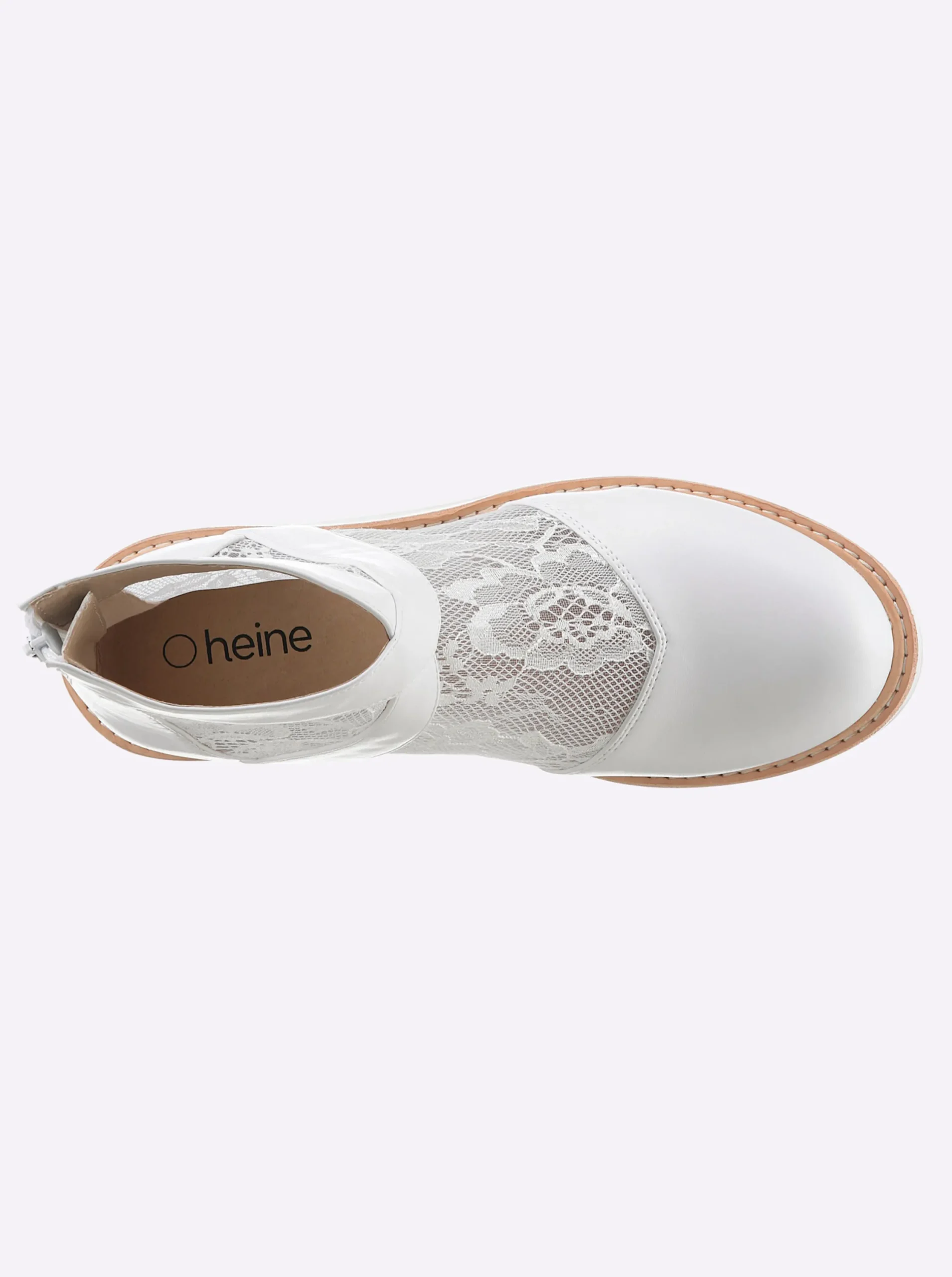 Stiefeletten|Stiefel|heine Stiefelette weiß