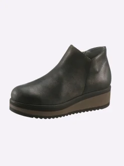 Stiefeletten|Stiefel|heine Stiefelette braun-metallic