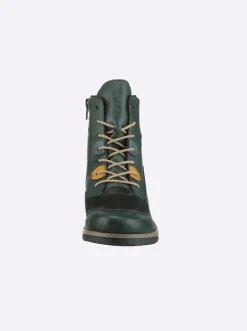 Stiefeletten|Stiefel|Rieker Stiefelette in Used-Optik jade