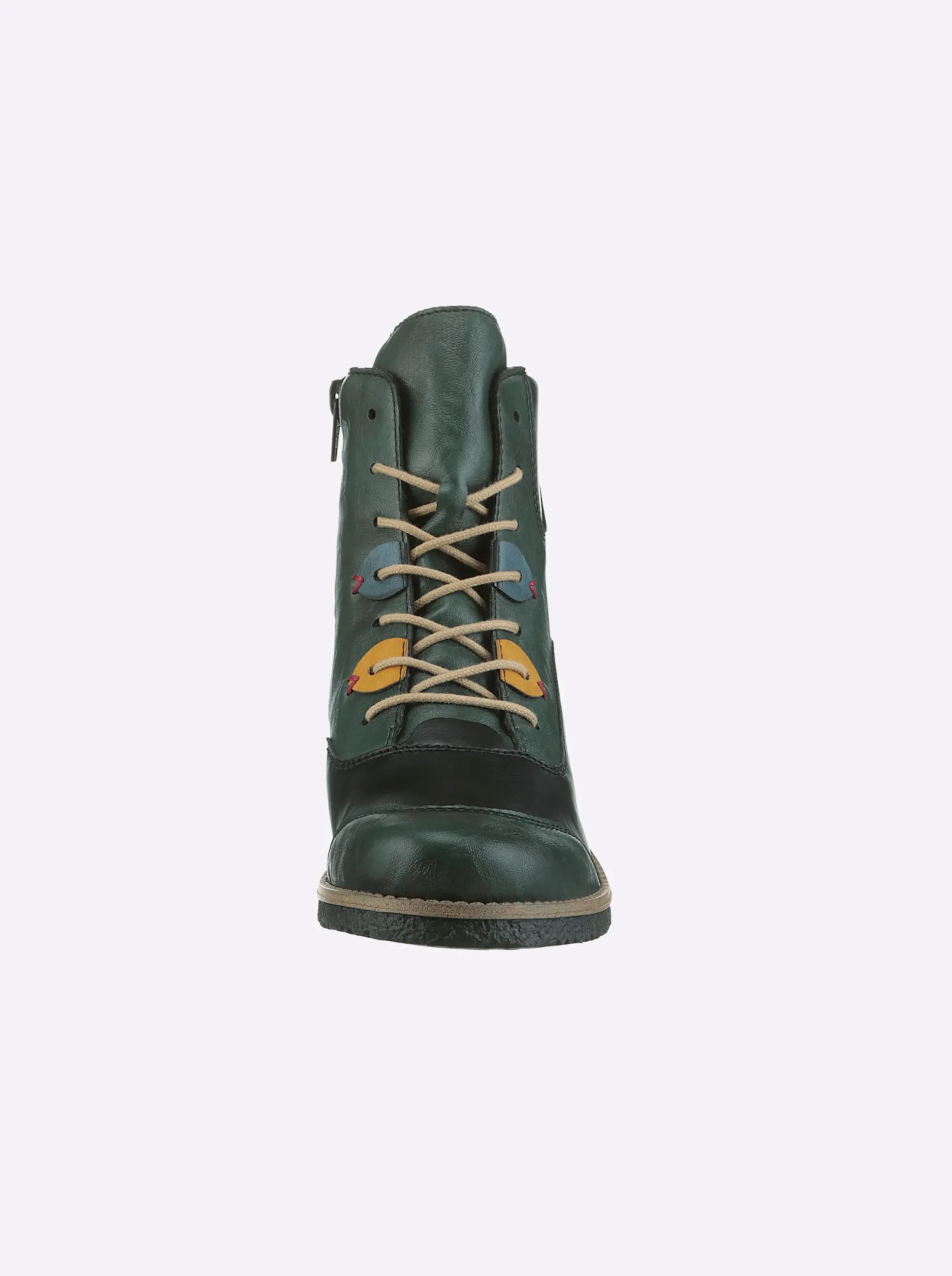 Stiefeletten|Stiefel|Rieker Stiefelette in Used-Optik jade