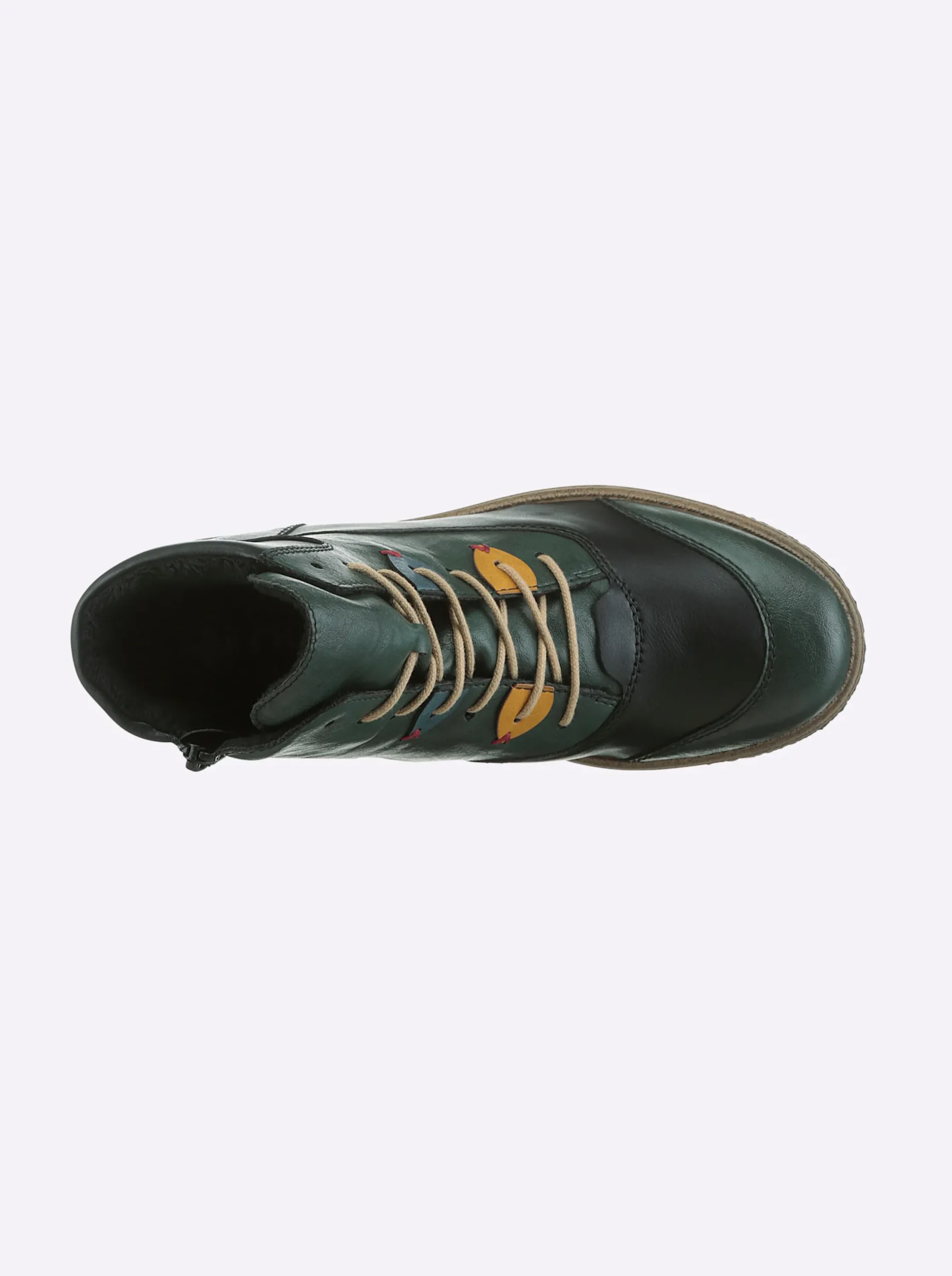 Stiefeletten|Stiefel|Rieker Stiefelette in Used-Optik jade