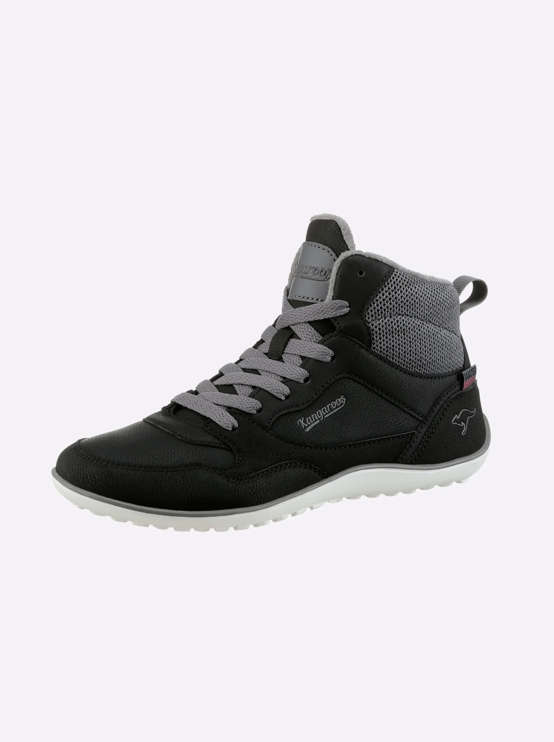 Stiefeletten|Stiefel|KangaROOS Stiefelette mit Barfußgefühl schwarz