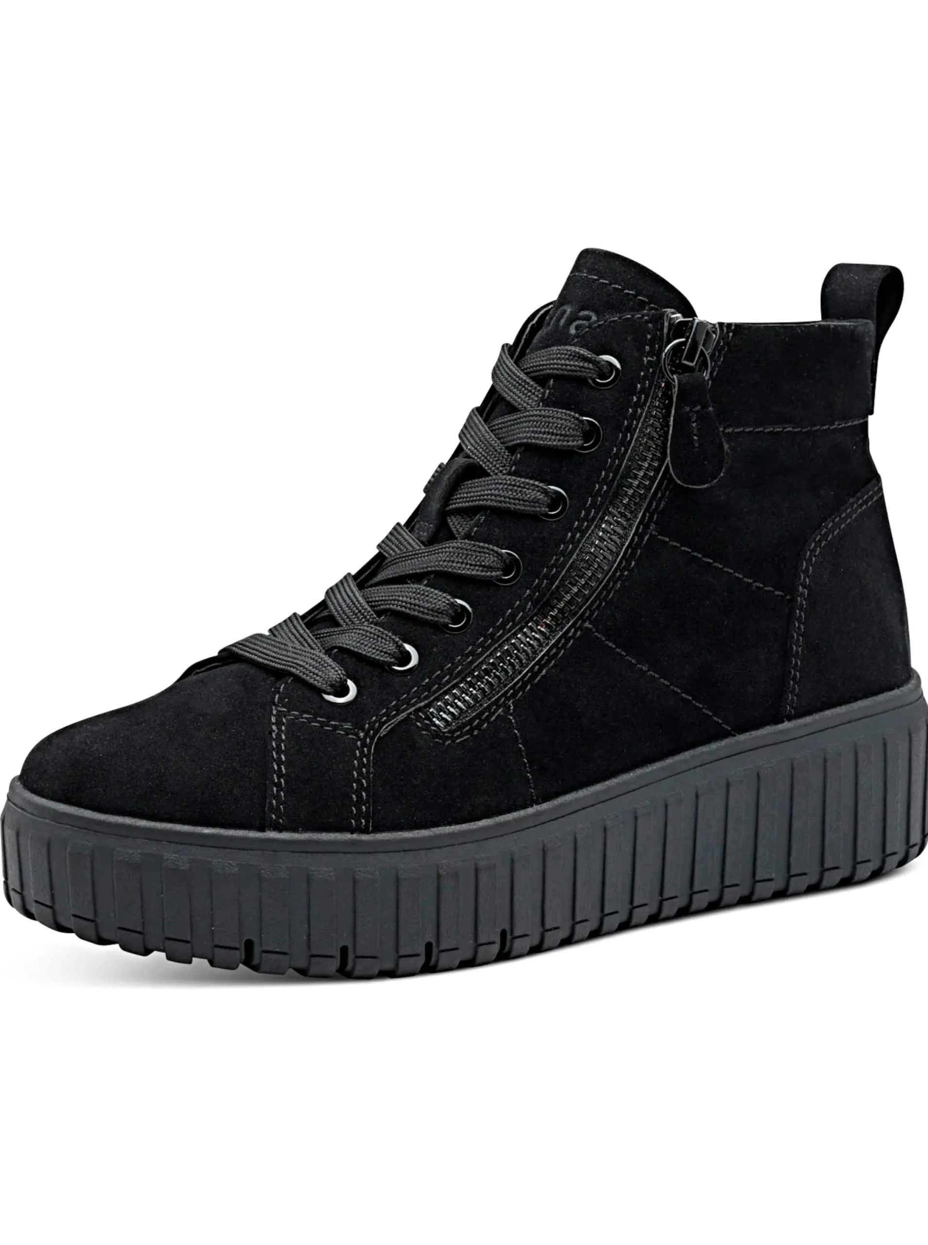 Stiefeletten|Stiefel|Jana Stiefelette mit Plateausohle schwarz