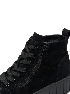 Stiefeletten|Stiefel|Jana Stiefelette mit Plateausohle schwarz