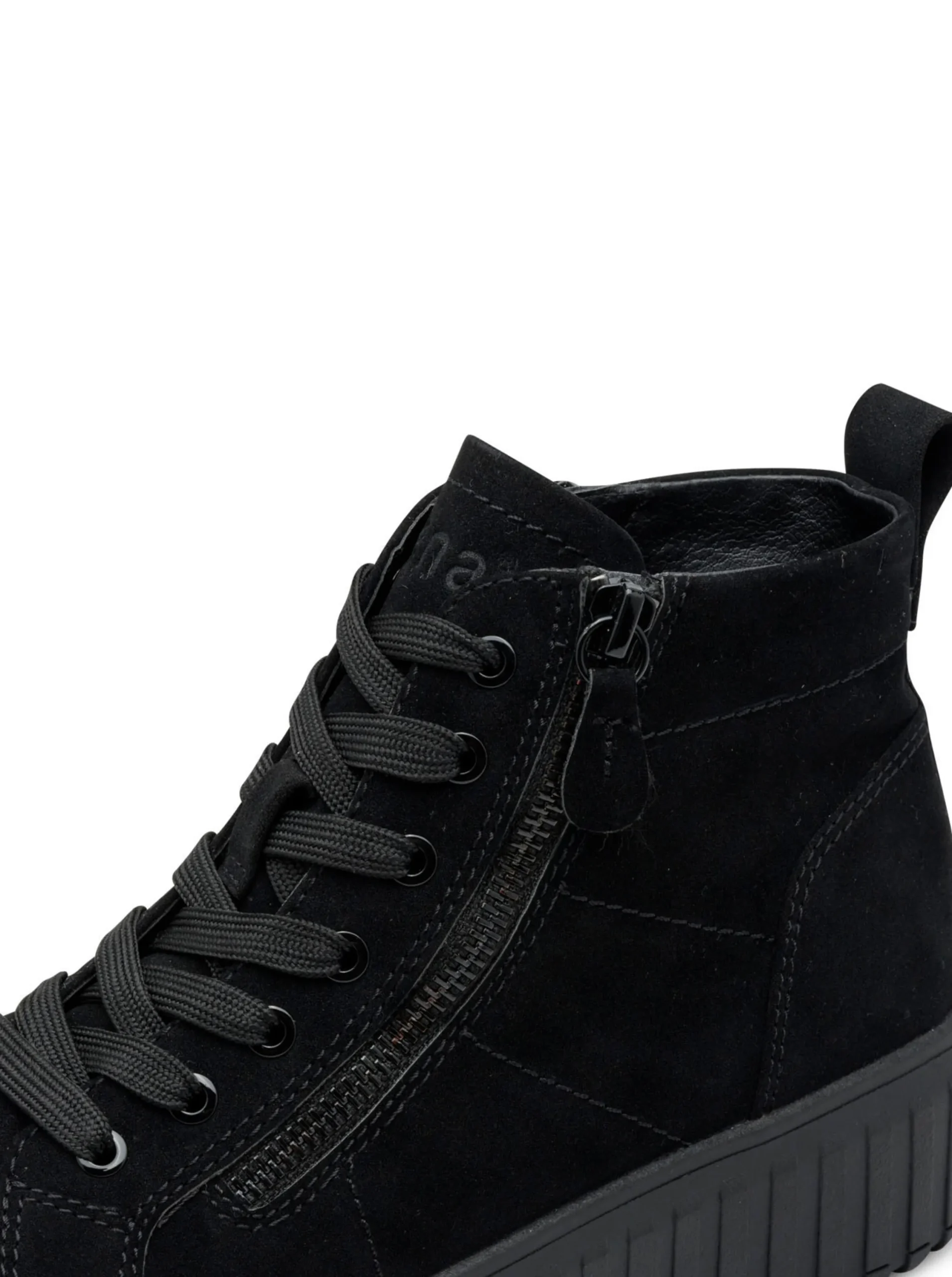 Stiefeletten|Stiefel|Jana Stiefelette mit Plateausohle schwarz