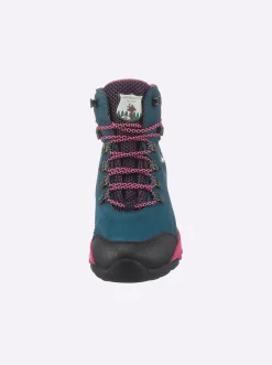 Stiefeletten|Stiefel|Waldläufer Stiefelette mit profilierter Laufsohle petrol