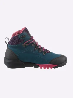 Stiefeletten|Stiefel|Waldläufer Stiefelette mit profilierter Laufsohle petrol