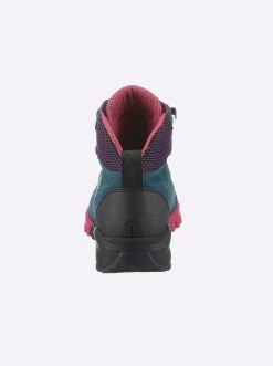 Stiefeletten|Stiefel|Waldläufer Stiefelette mit profilierter Laufsohle petrol