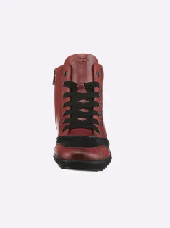 Stiefeletten|Stiefel|Remonte Stiefelette mit Reißverschluss dunkelrot