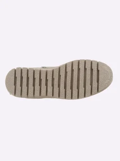 Stiefeletten|Stiefel|airsoft modern+ Stiefelette mit seitlichem Reißverschluss taupe