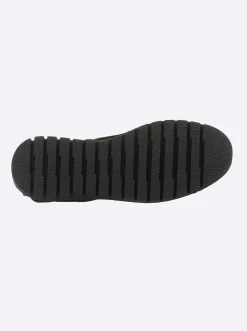 Stiefeletten|Stiefel|airsoft modern+ Stiefelette mit seitlichem Reißverschluss schwarz