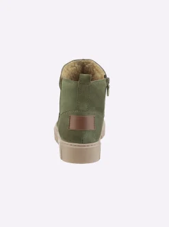 Stiefeletten|Stiefel|airsoft modern+ Stiefelette mit seitlichem Reißverschluss oliv