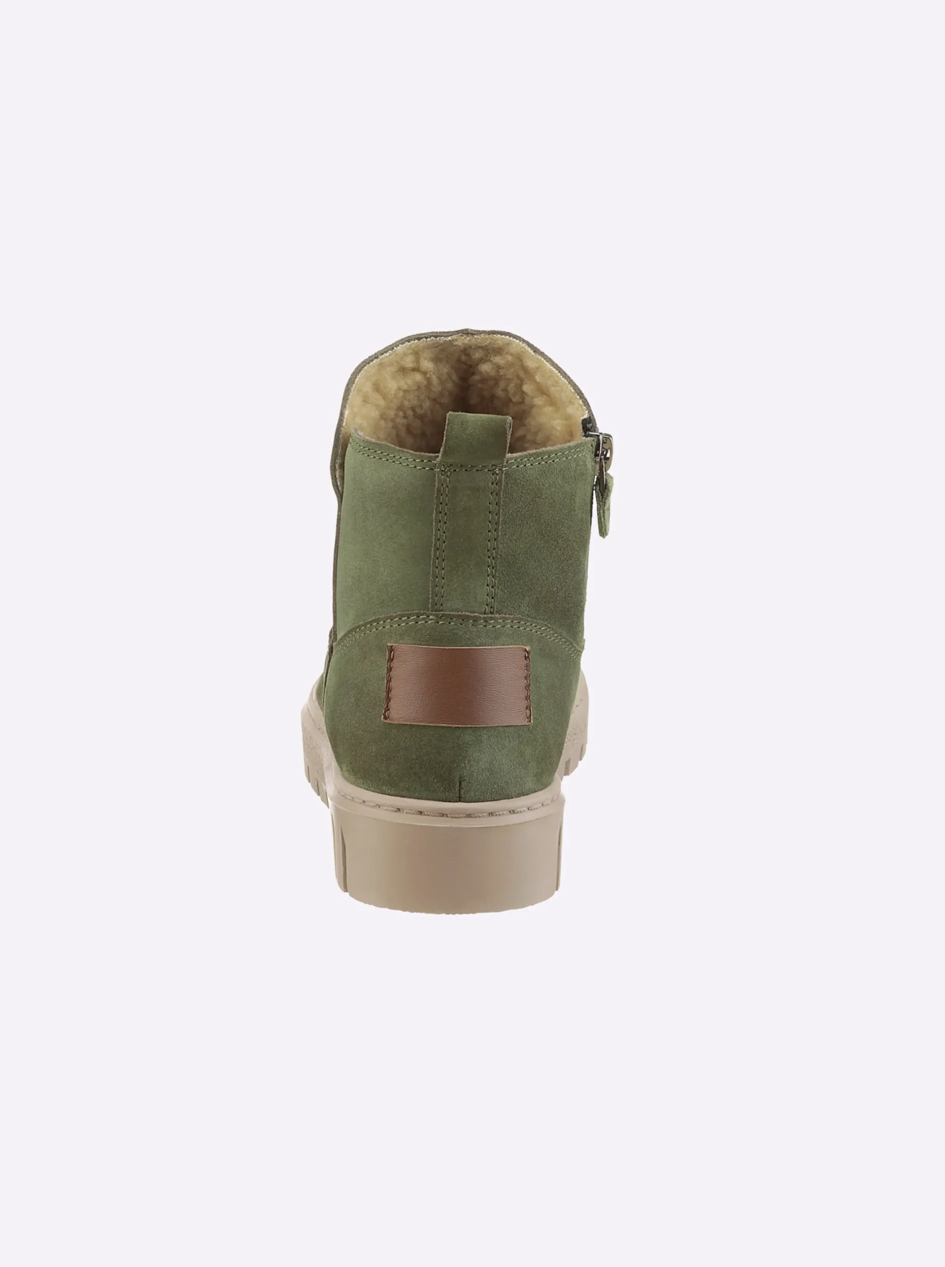 Stiefeletten|Stiefel|airsoft modern+ Stiefelette mit seitlichem Reißverschluss oliv