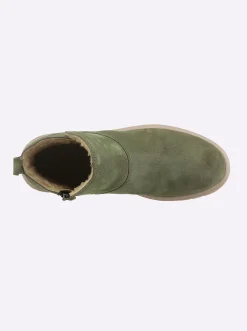 Stiefeletten|Stiefel|airsoft modern+ Stiefelette mit seitlichem Reißverschluss oliv