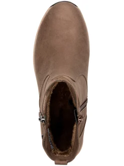 Stiefeletten|Stiefel|Jana Stiefelette mit Tex-Ausrüstung taupe