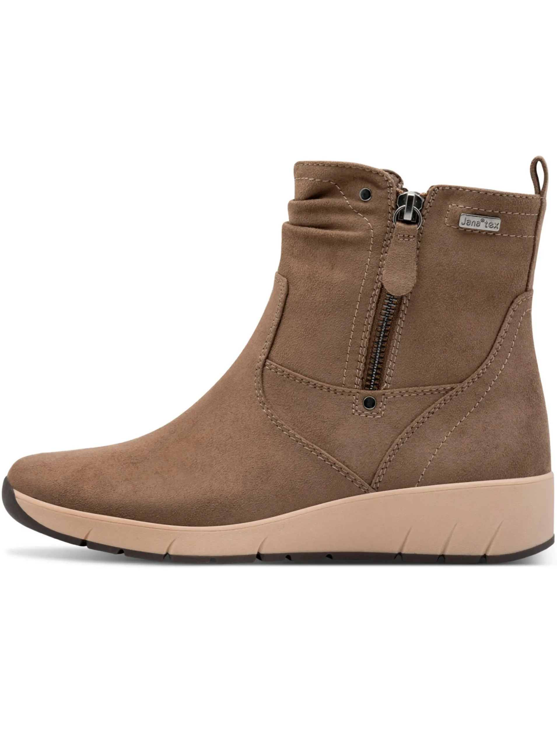 Stiefeletten|Stiefel|Jana Stiefelette mit Tex-Ausrüstung taupe