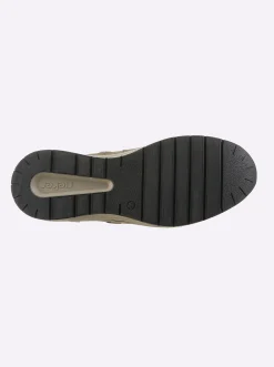 Stiefeletten|Stiefel|Rieker Stiefelette mit Wechselfußbett sesam