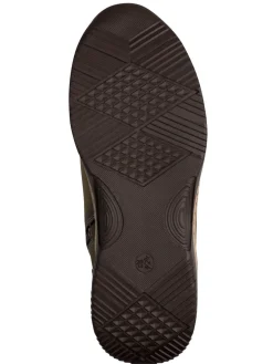 Stiefeletten|Stiefel|Jana Stiefelette mit Ziernähten khaki