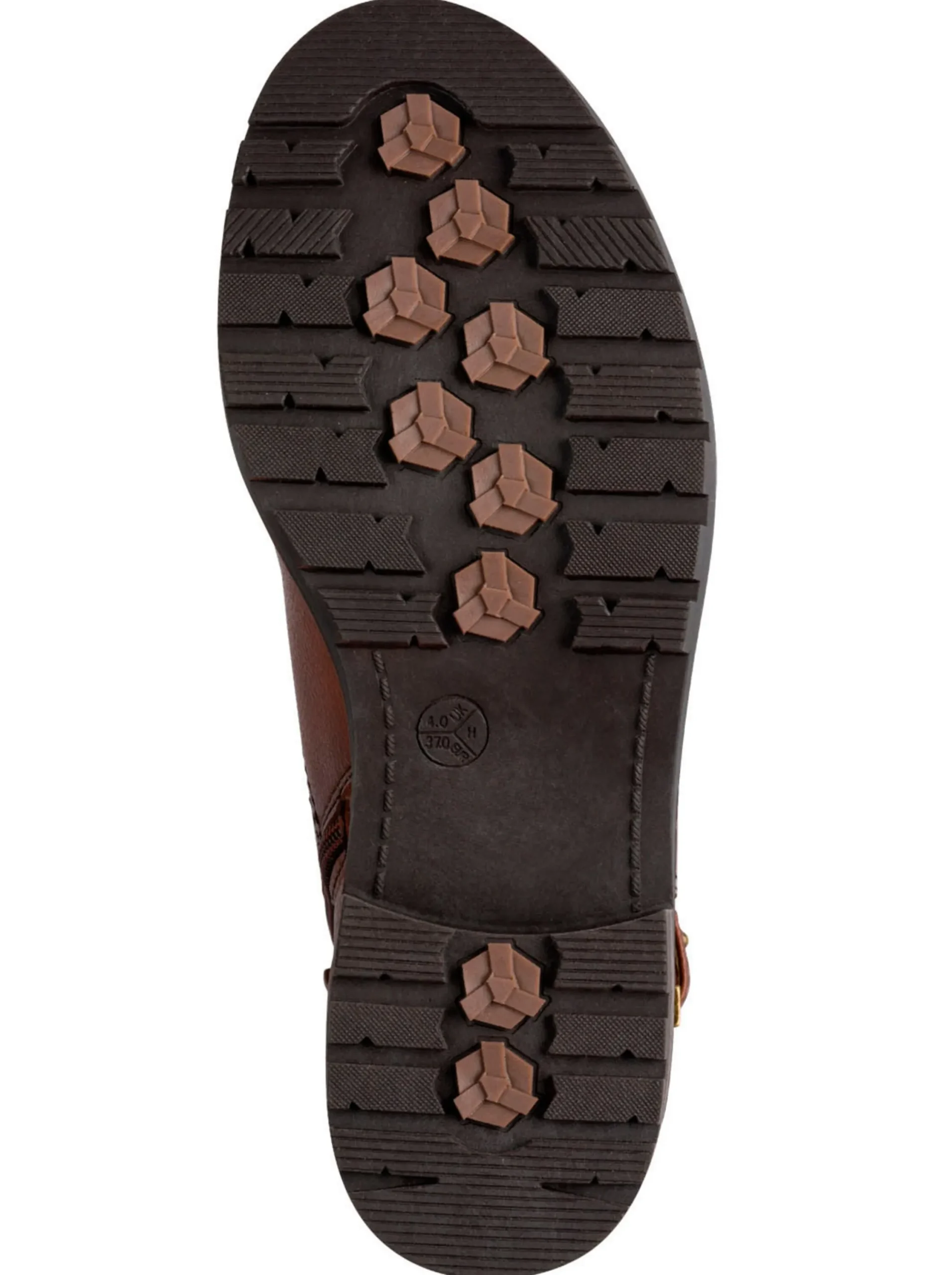 Stiefeletten|Stiefel|Jana Stiefelette mit Zierriegel cognac