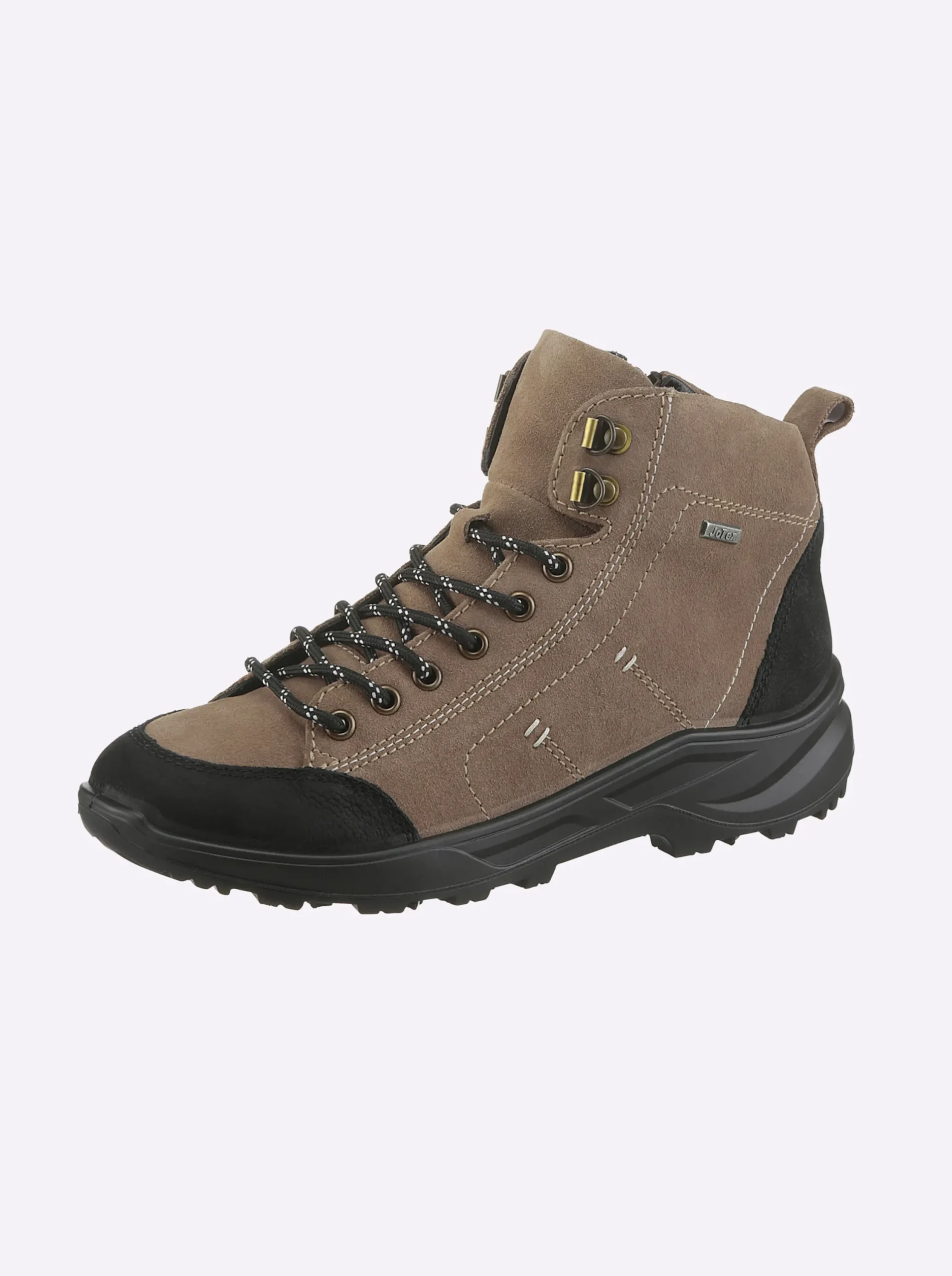 Stiefeletten|Stiefel|Jomos Stiefelette wasserabweisend und weich gepolstert beige