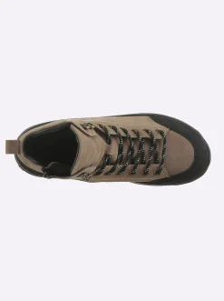 Stiefeletten|Stiefel|Jomos Stiefelette wasserabweisend und weich gepolstert beige