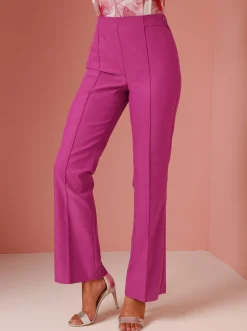 Hosen|CREATION L PREMIUM Stoffhose mit weitem Bein, Lyocell-Qualität magenta