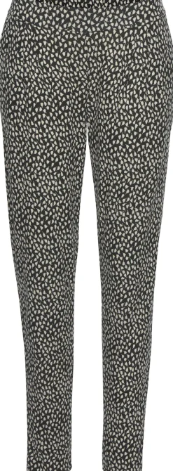 Hosen|s.Oliver Strandhose schwarz-creme-bedruckt