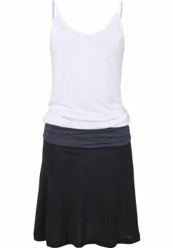 Strandkleider|Beachtime Strandkleid schwarz-grau