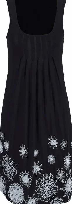 Strandkleider|Kleider|Beachtime Strandkleid schwarz-weiß