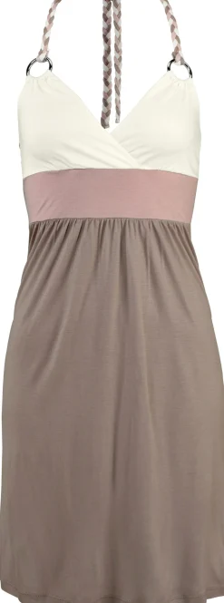 Strandkleider|Beachtime Strandkleid creme-taupe-rose