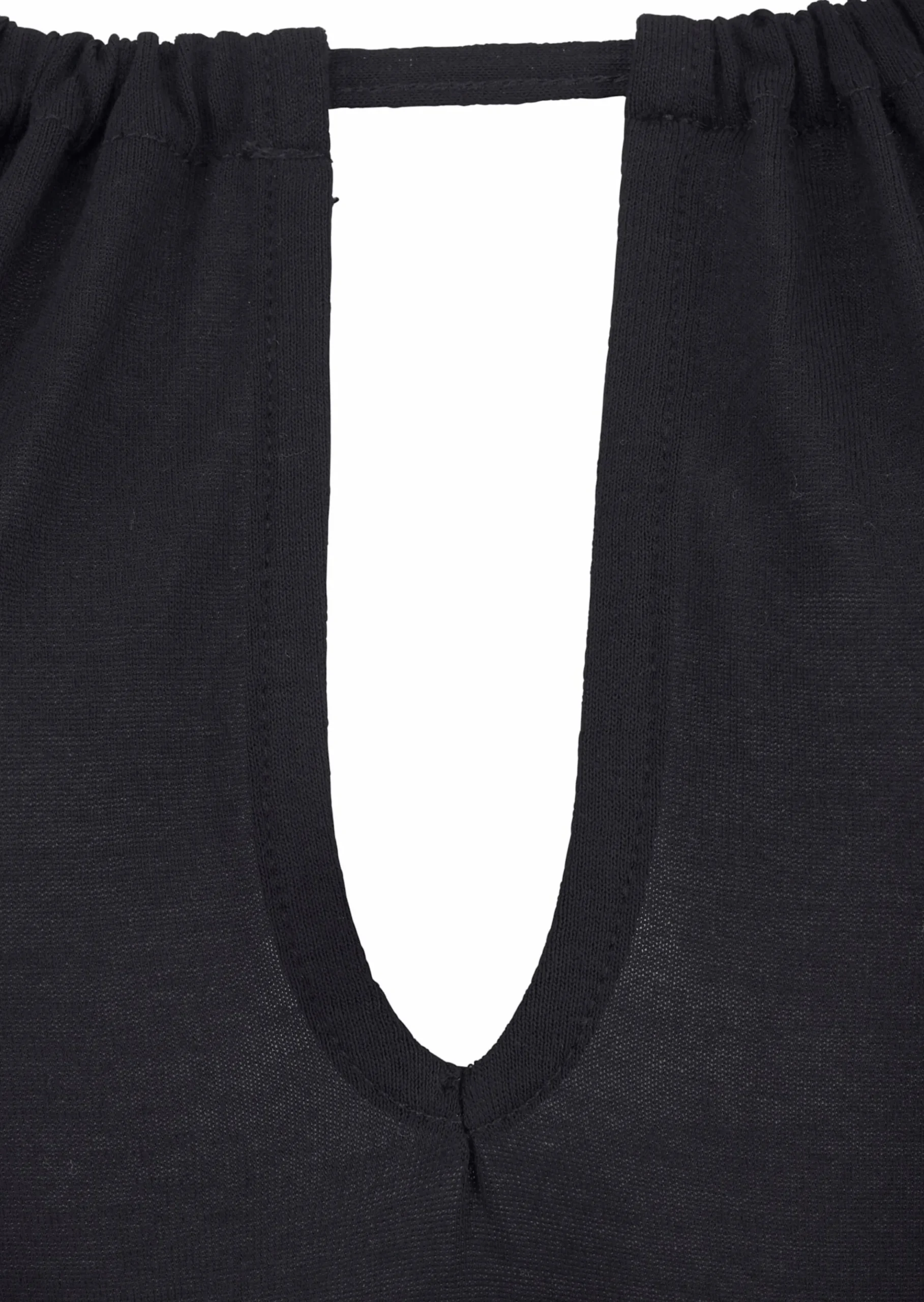 Strandkleider|LASCANA Strandkleid schwarz-bedruckt
