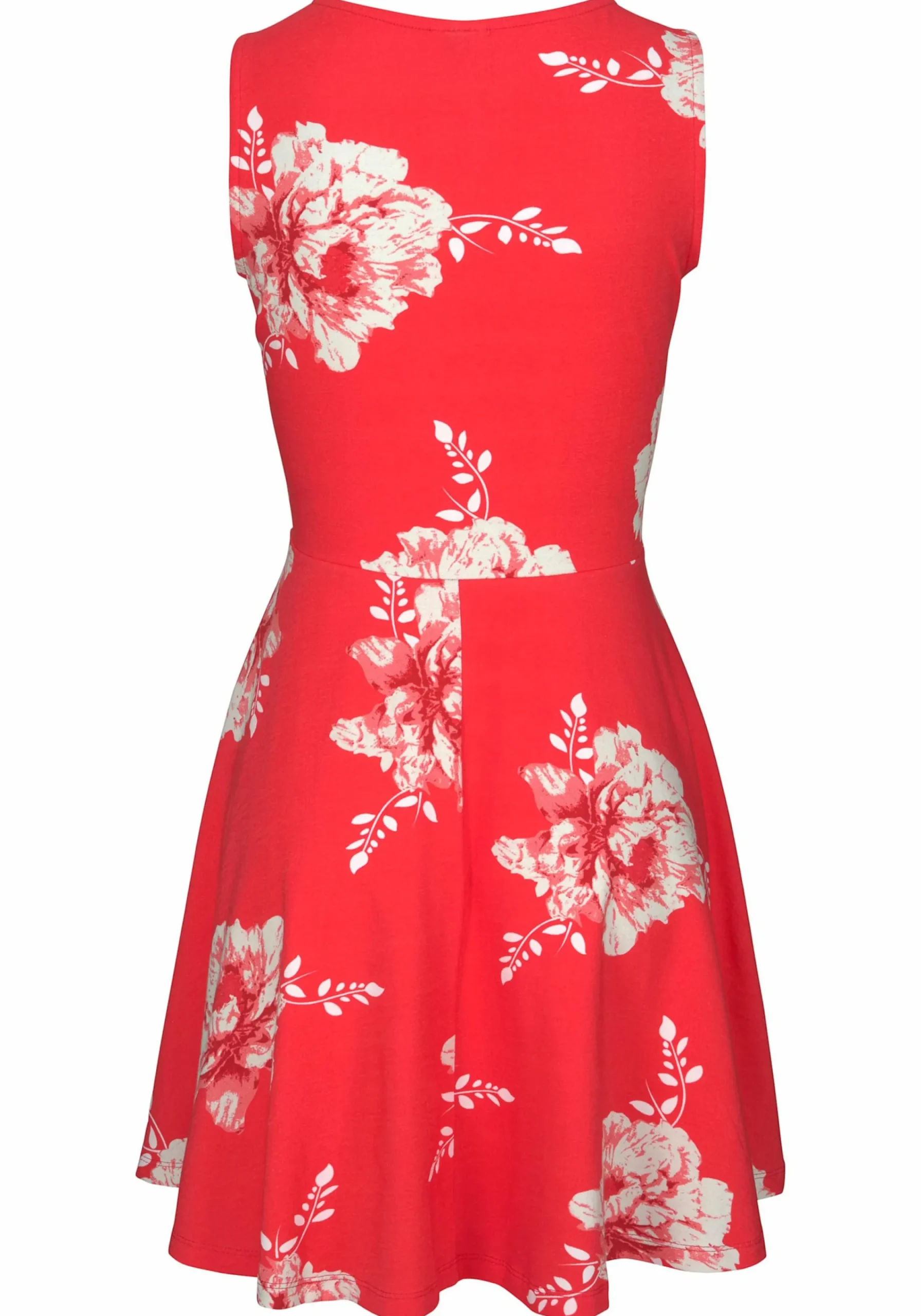 Kleider|Beachtime Strandkleid koralle-geblümt
