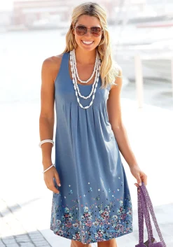 Kleider|Beachtime Strandkleid blau