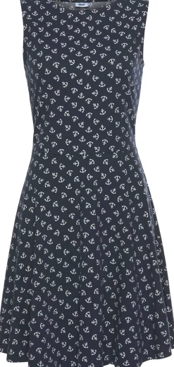 Strandkleider|Beachtime Strandkleid marine-weiß
