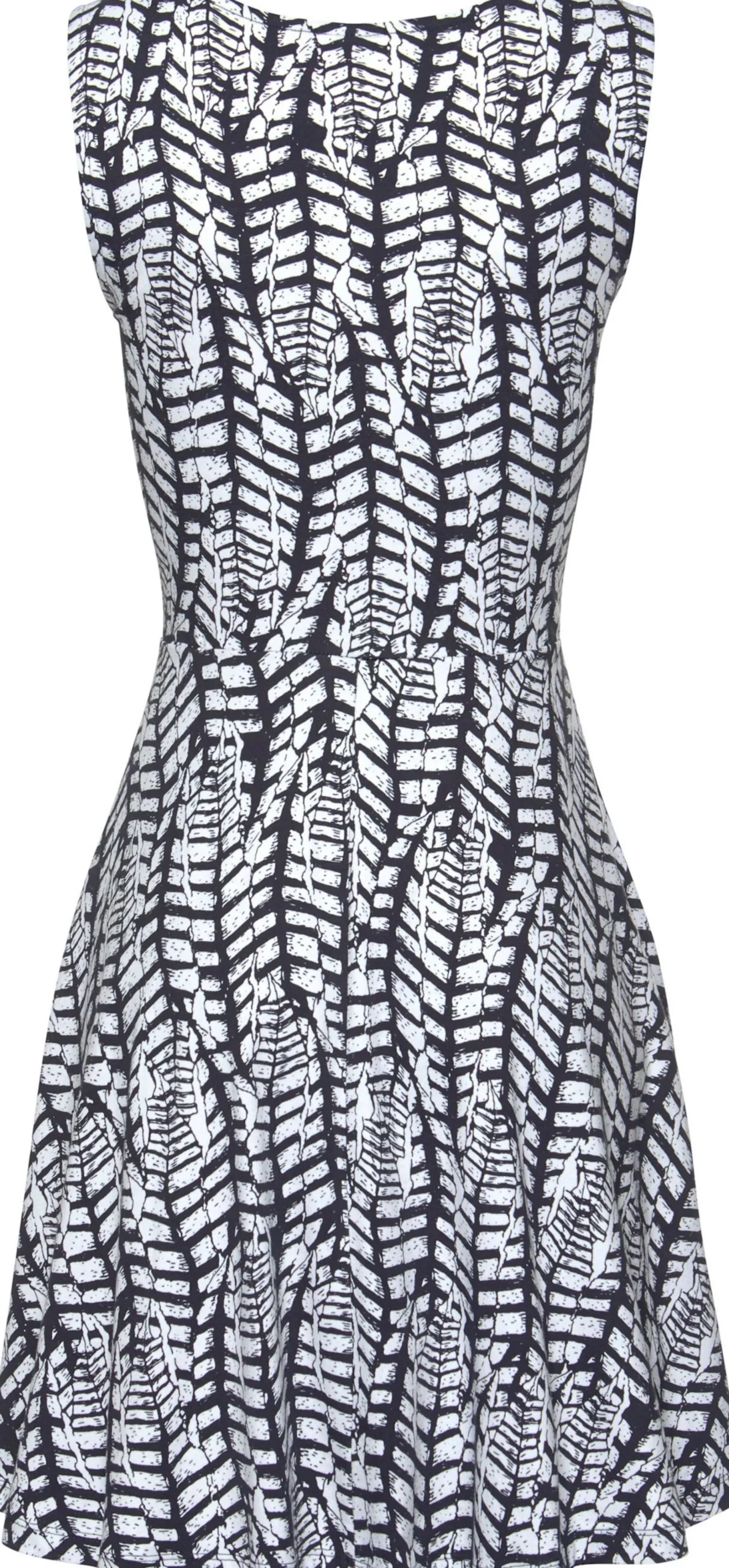 Strandkleider|Kleider|Beachtime Strandkleid dunkelblau-weiß-bedruckt