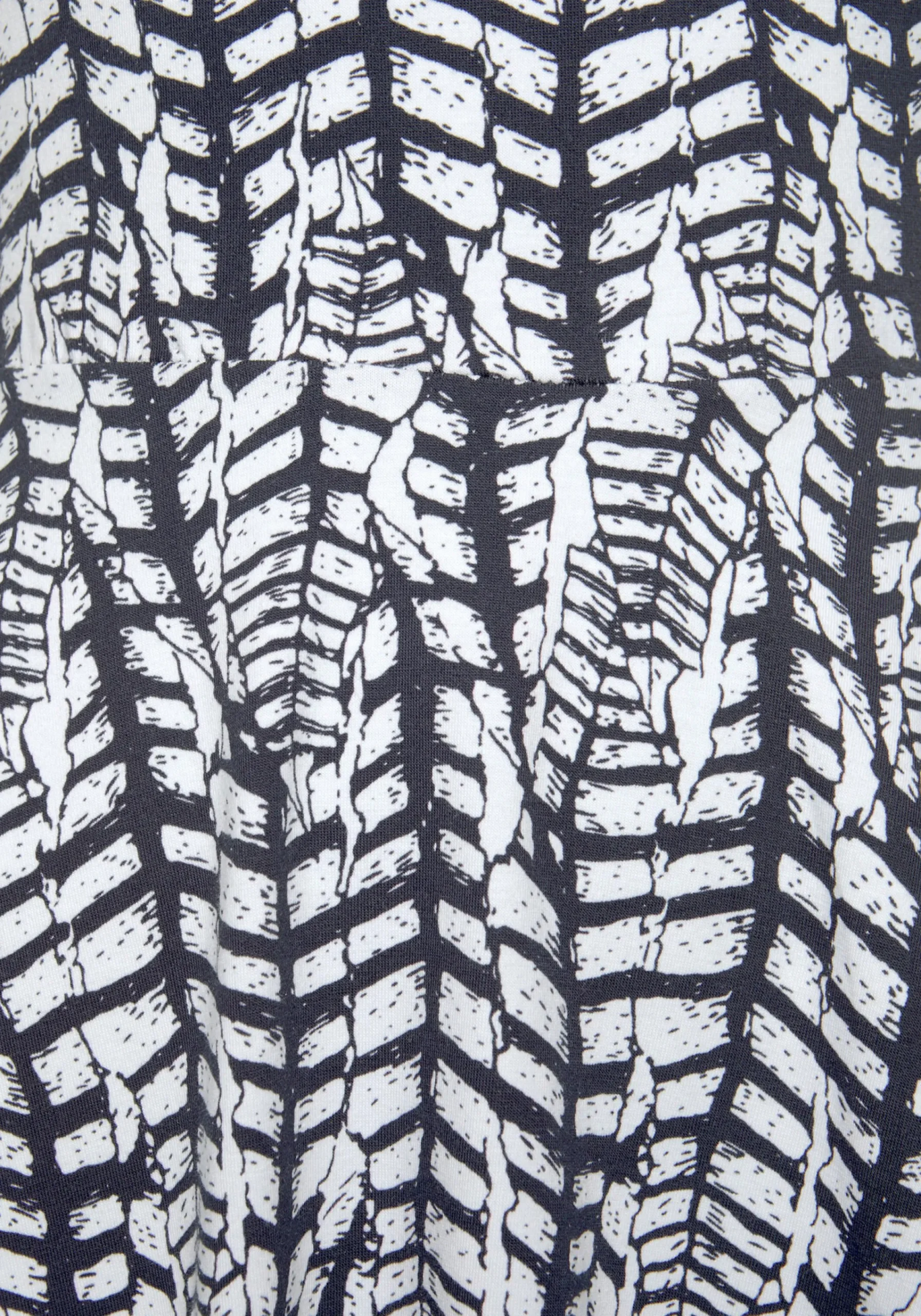 Strandkleider|Kleider|Beachtime Strandkleid dunkelblau-weiß-bedruckt