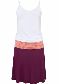 Strandkleider|Kleider|Beachtime Strandkleid bordeaux-apricot