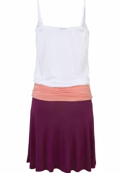 Strandkleider|Kleider|Beachtime Strandkleid bordeaux-apricot